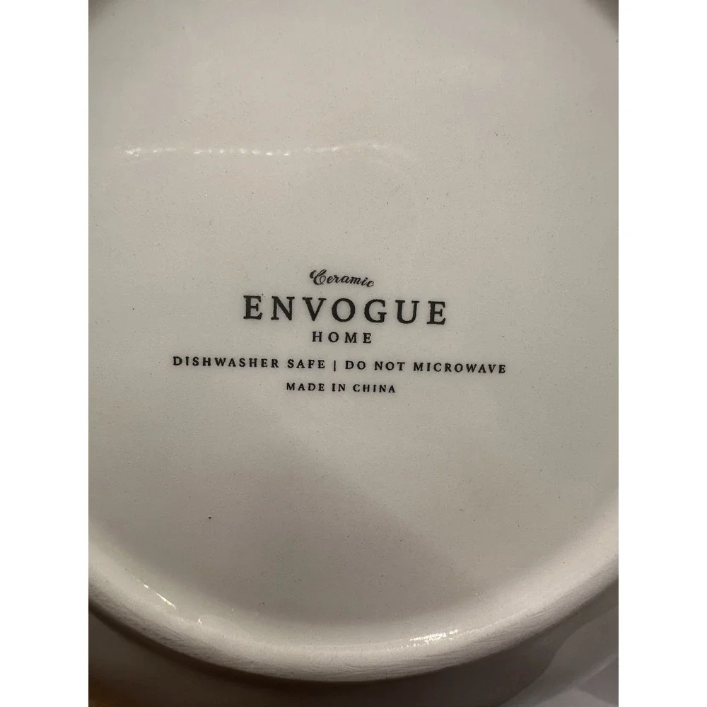Envogue Home Patriotic Ceramic Bicycle Platter & 8 Appetizer Plates 9 Pc Set USA